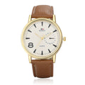 Luxury Quartz Watches Men'S Leather Watches Casual Watches